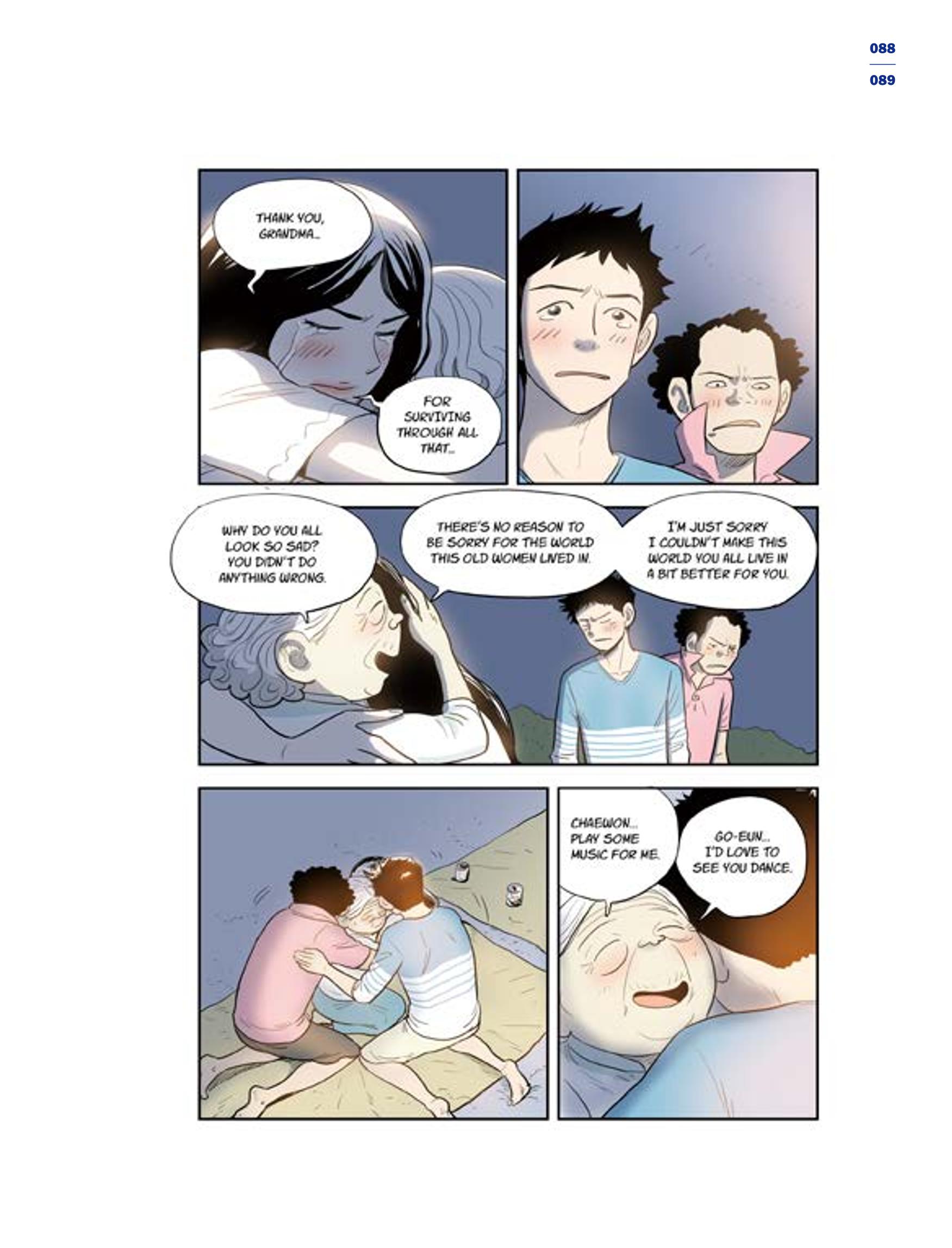 한국만화박물관 위안부 도록 영문 91페이지