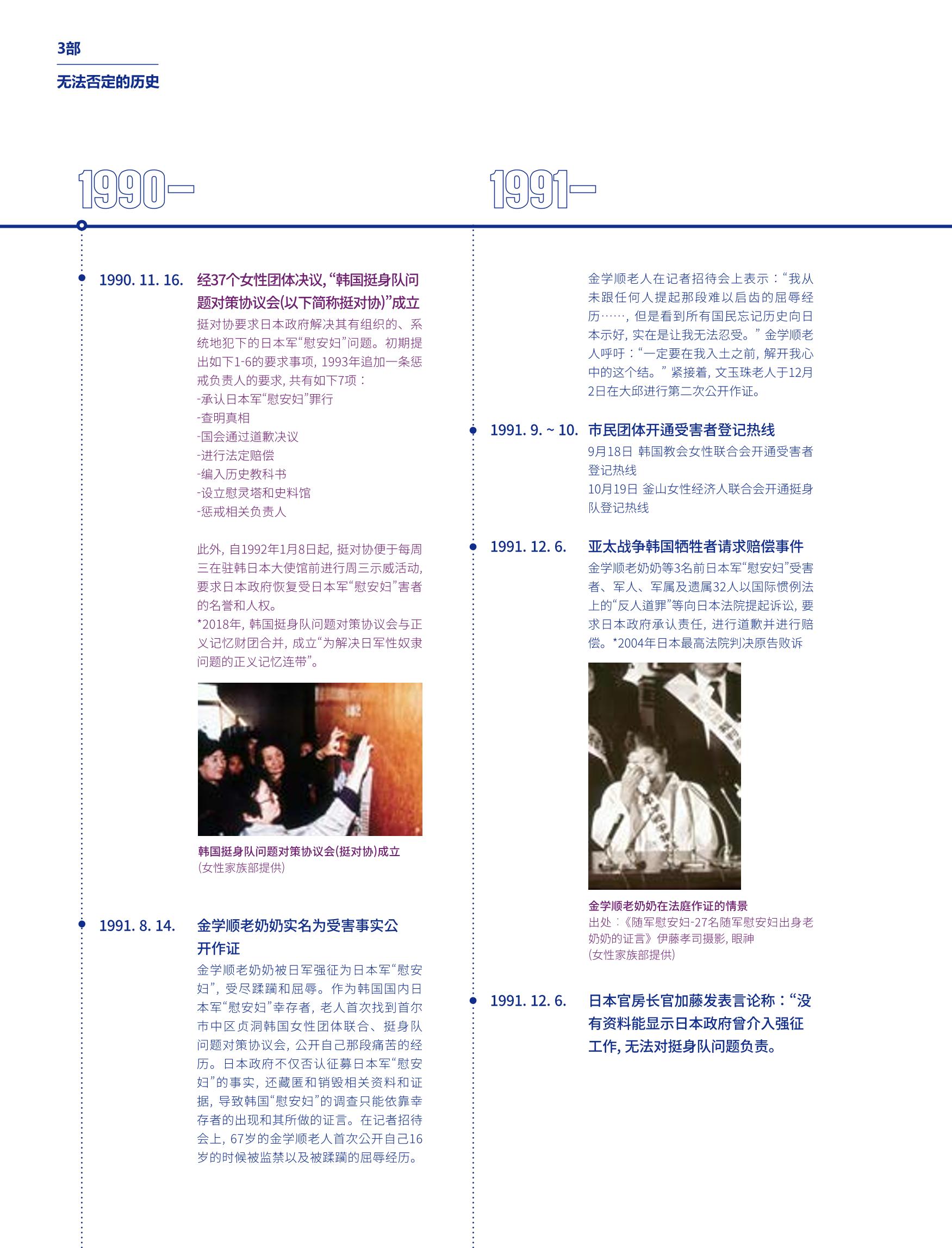 한국만화박물관 위안부 도록 중문 126페이지