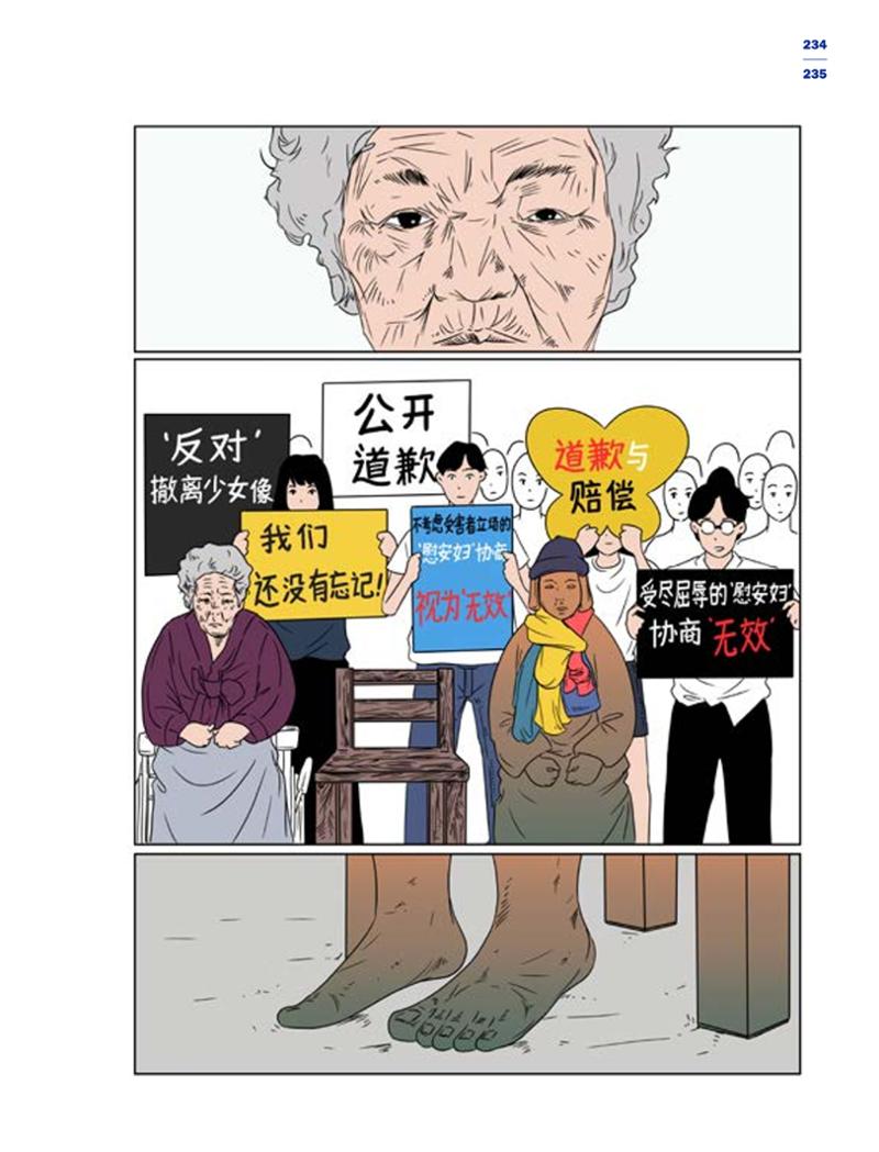 한국만화박물관 위안부 도록 중문 237페이지