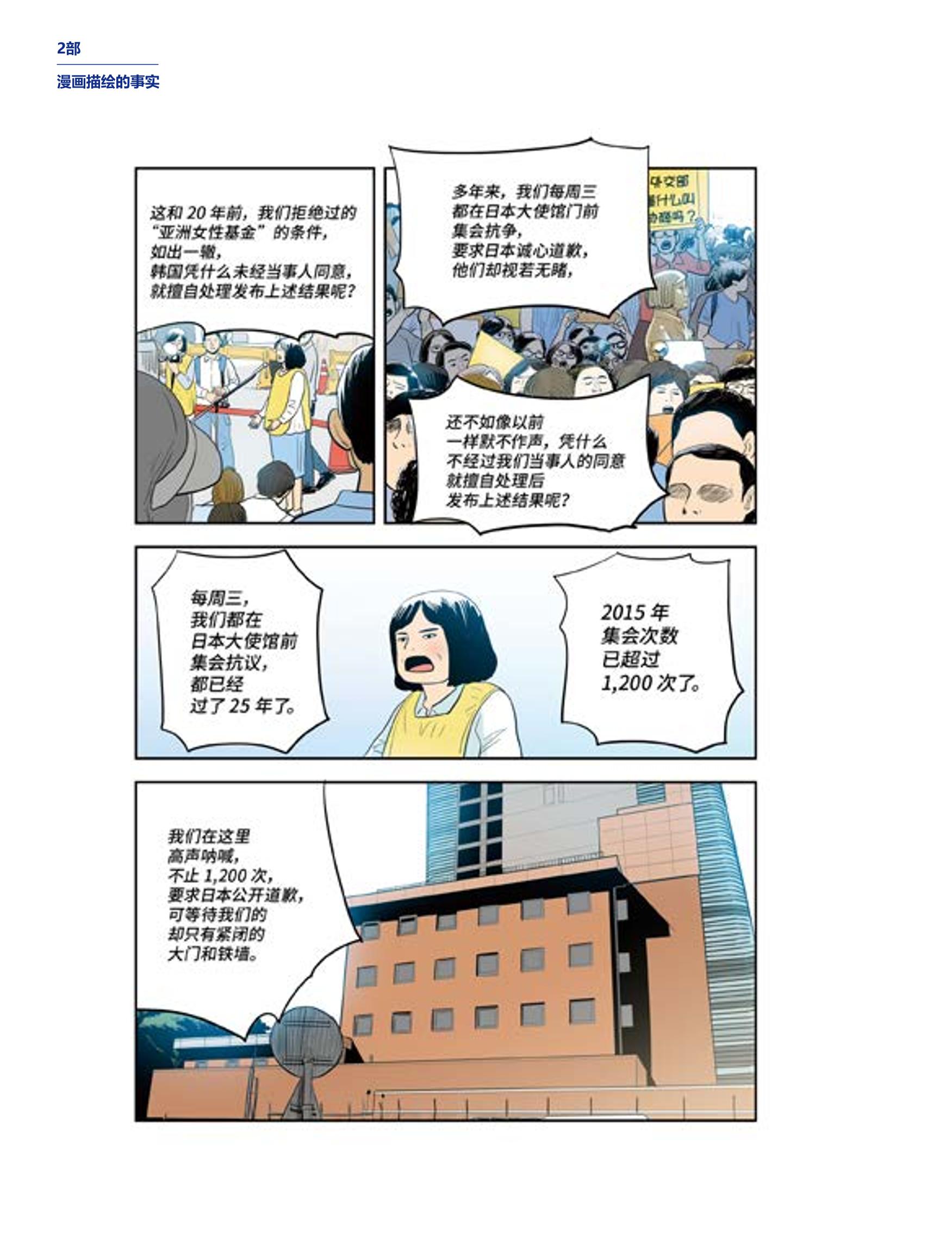 한국만화박물관 위안부 도록 중문 96페이지