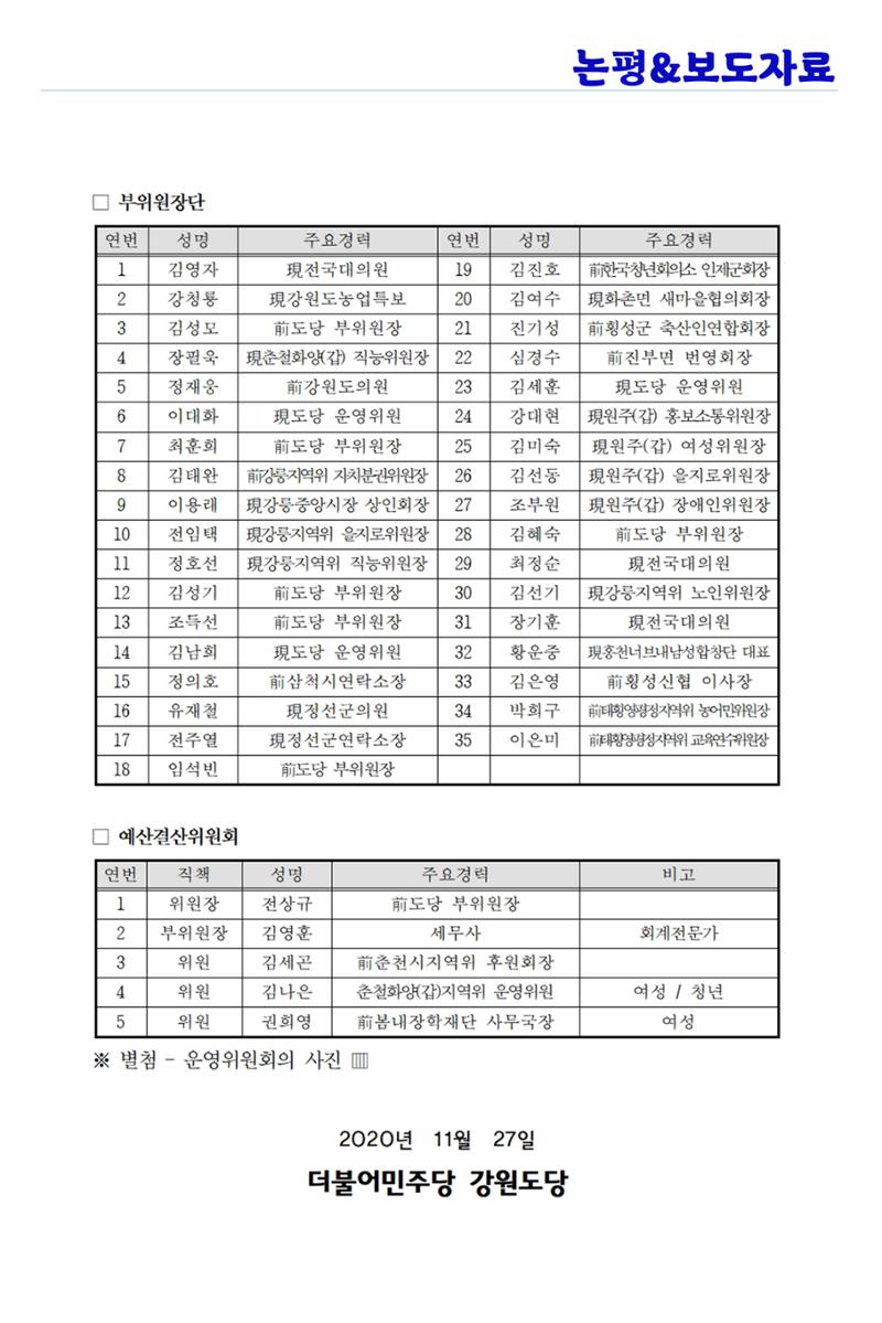 더불어민주당 강원도당 소식지 55페이지