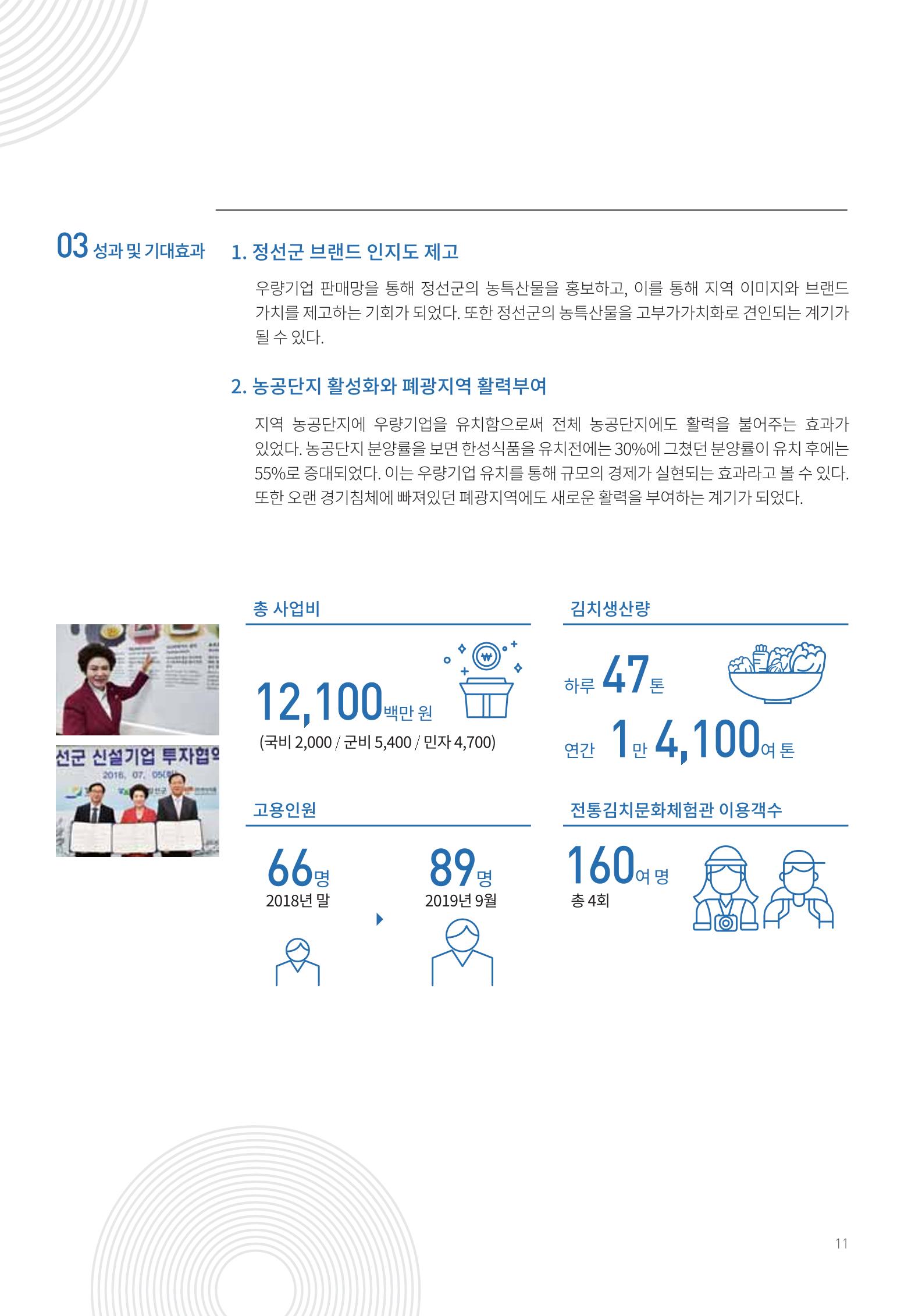 폐광지역 개발기금 사용 우수사례집 11페이지