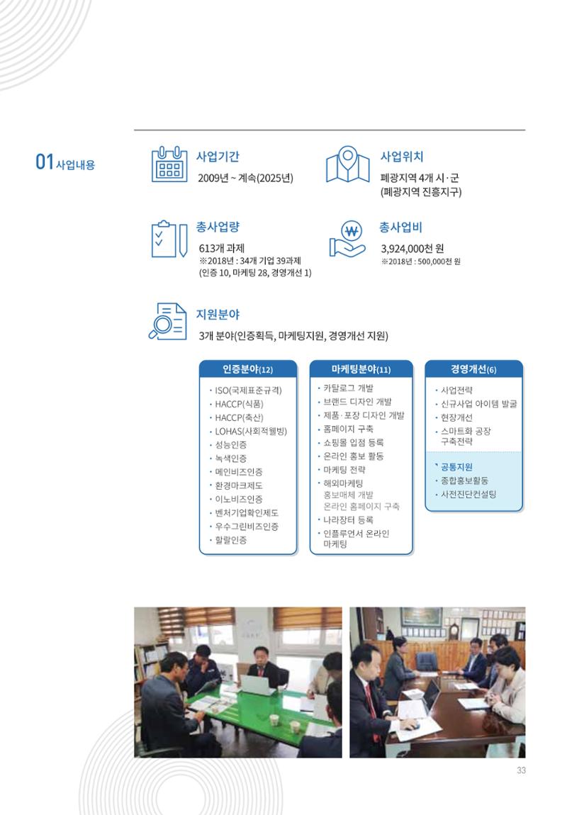폐광지역 개발기금 사용 우수사례집 33페이지