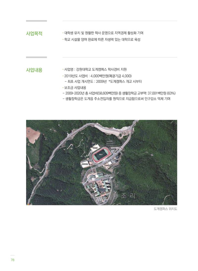 폐광지역개발기금 사용 우수사례집(2020) 80페이지