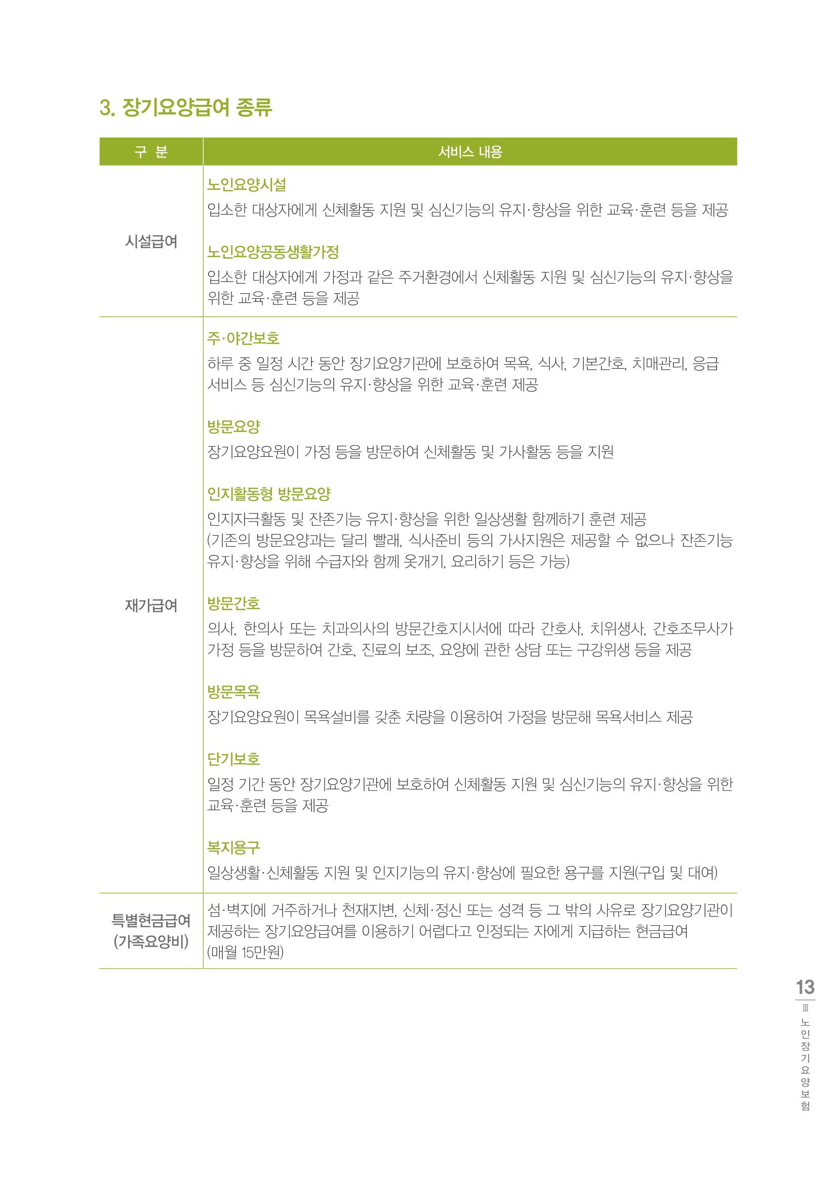 강원도 치매환자 및 노인을 위한 서비스 기관 안내서 14페이지