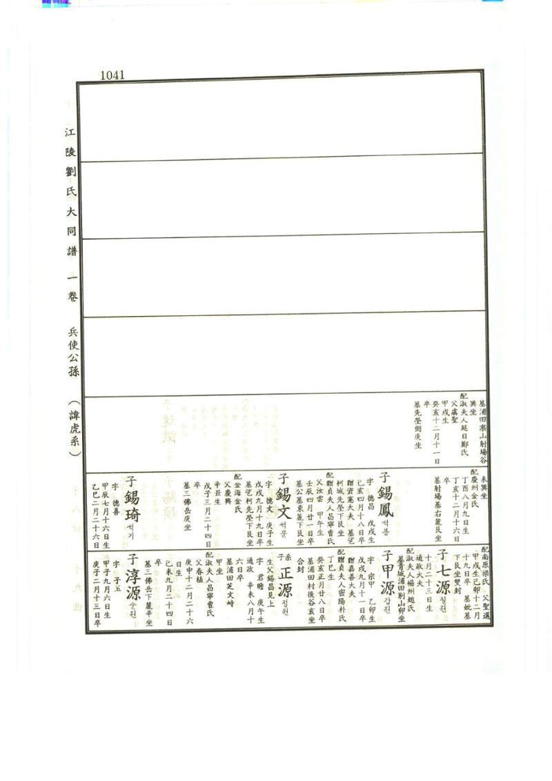 강릉유씨대동보1권하 492페이지