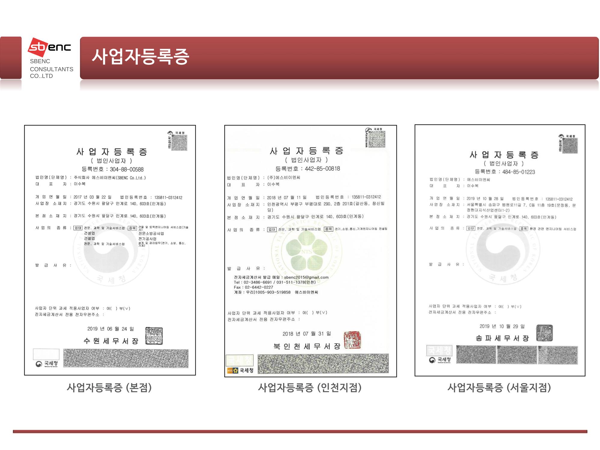 ㈜에스비이엔씨 지명원 5페이지