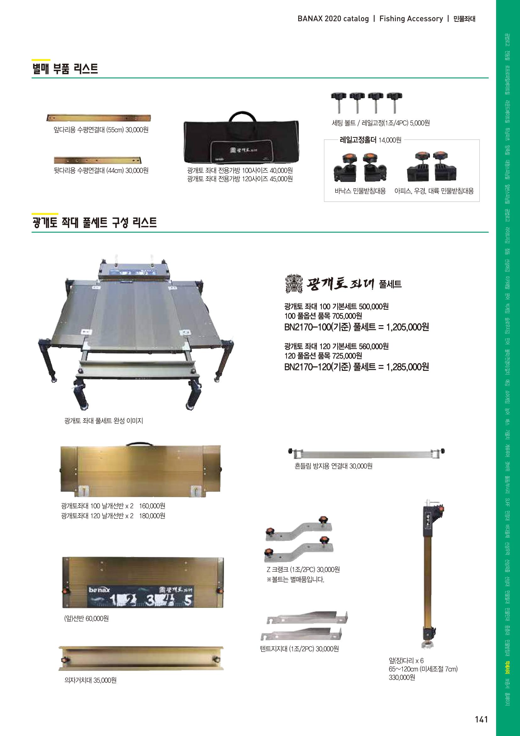 2020 BANAX CATALOG 141페이지