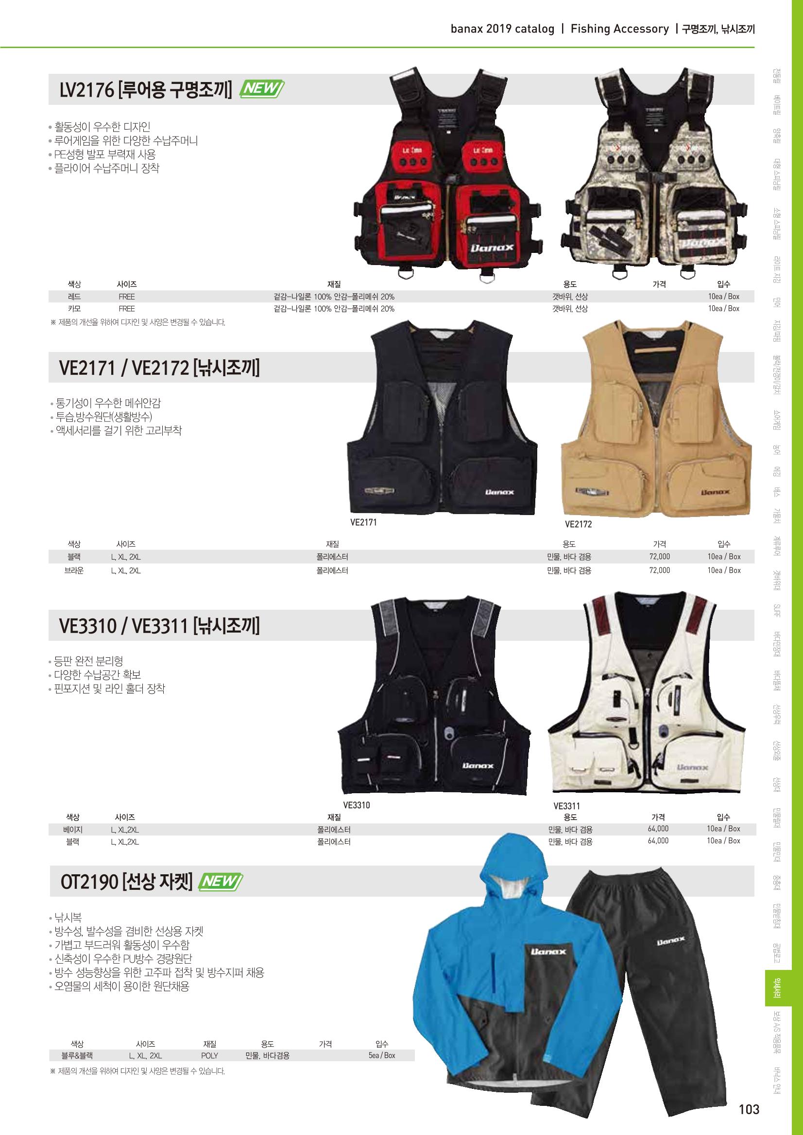 BANAX 2019 CATALOG 103페이지
