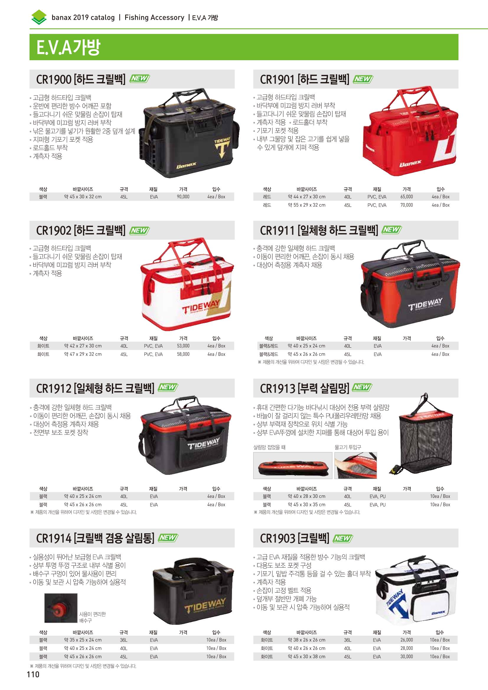 BANAX 2019 CATALOG 110페이지