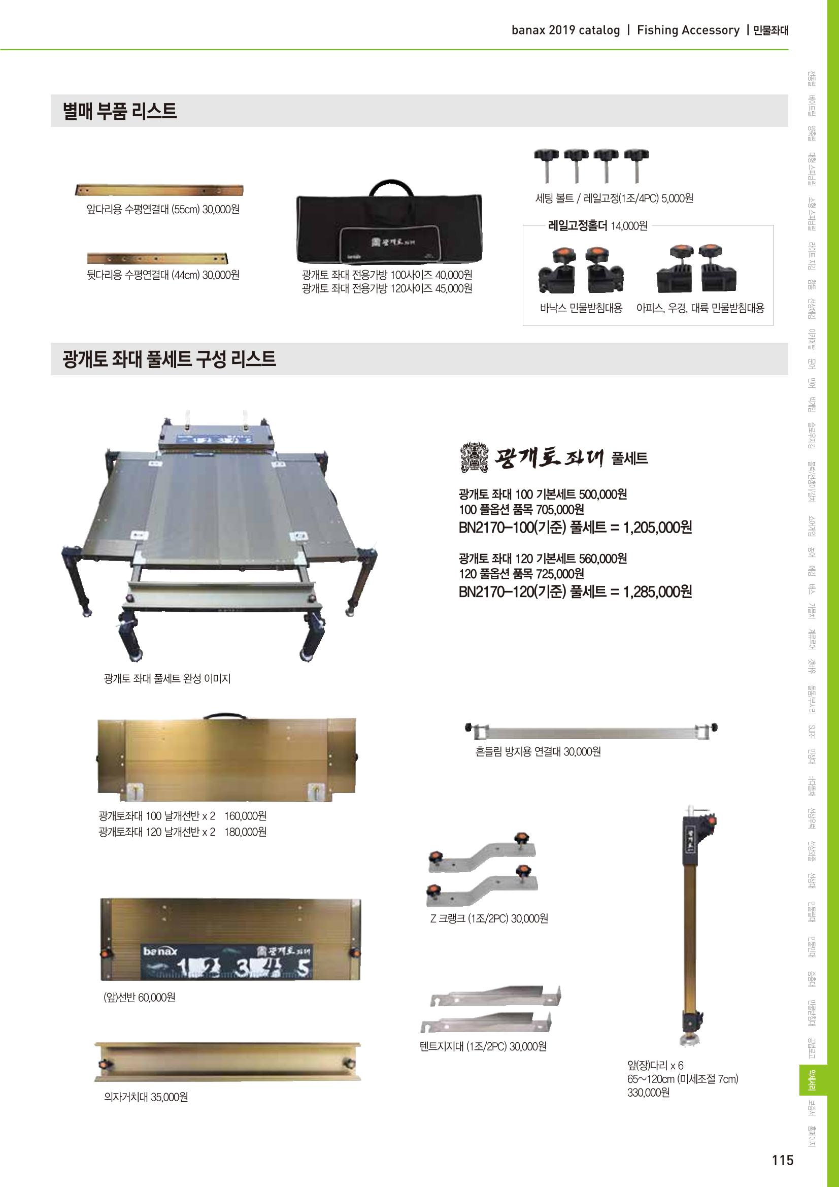 BANAX 2019 CATALOG 115페이지