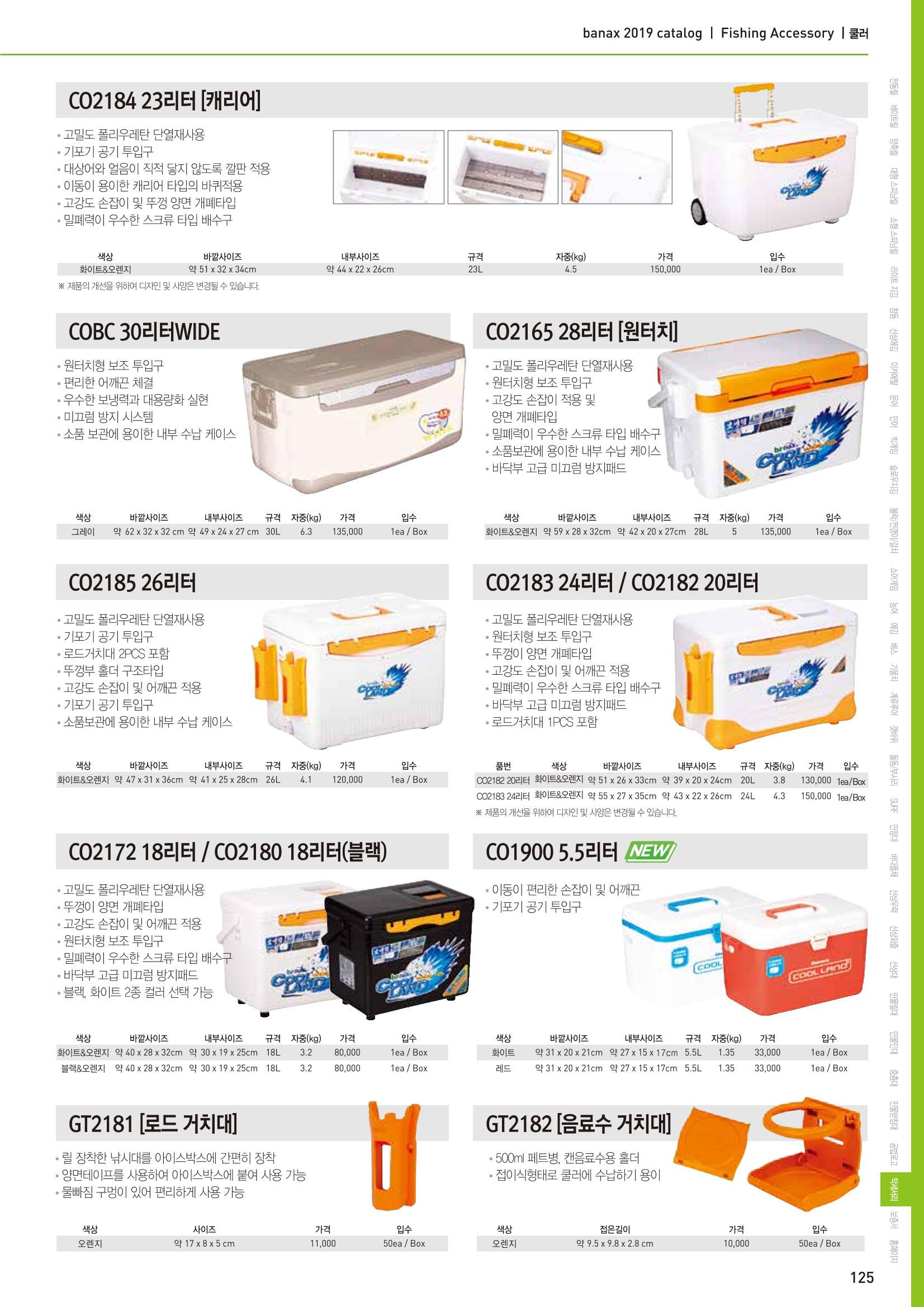 BANAX 2019 CATALOG 125페이지