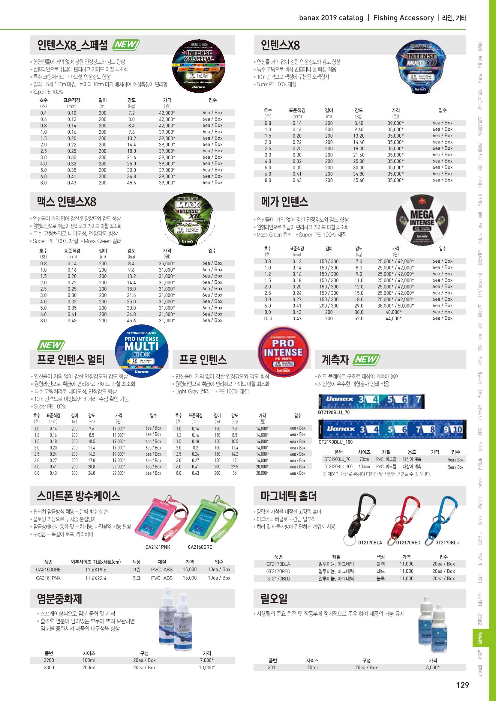 BANAX 2019 CATALOG 129페이지