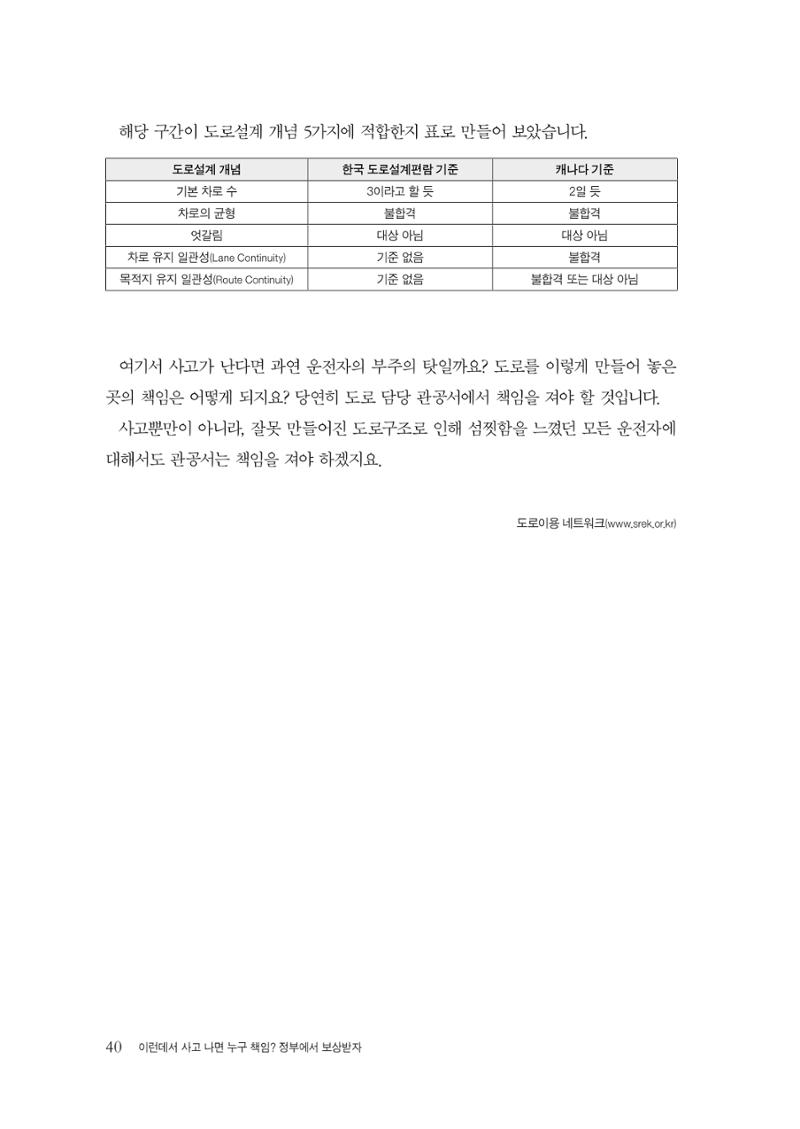 이런데서 사고 나면 누구 책임? 정부에서 보상받자 42페이지
