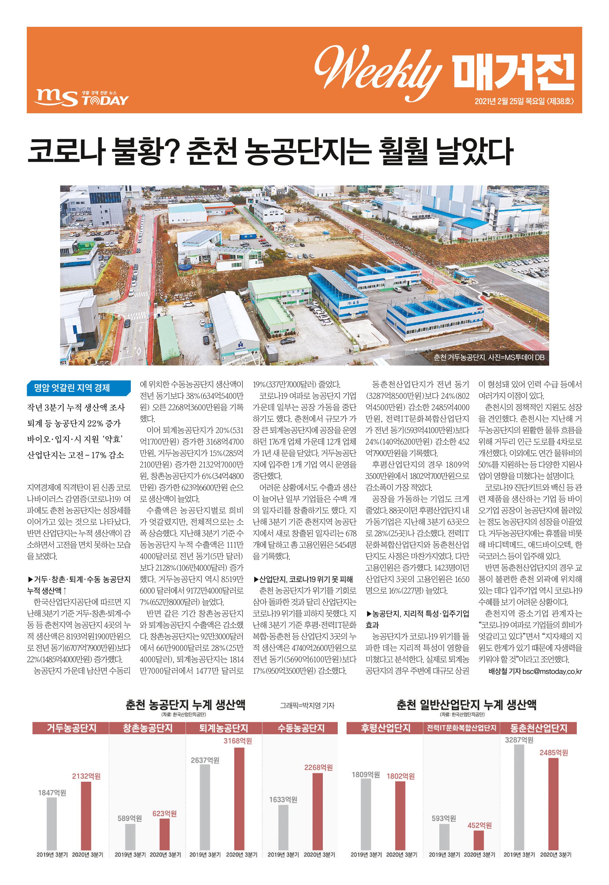 위클리매거진 38호 1페이지
