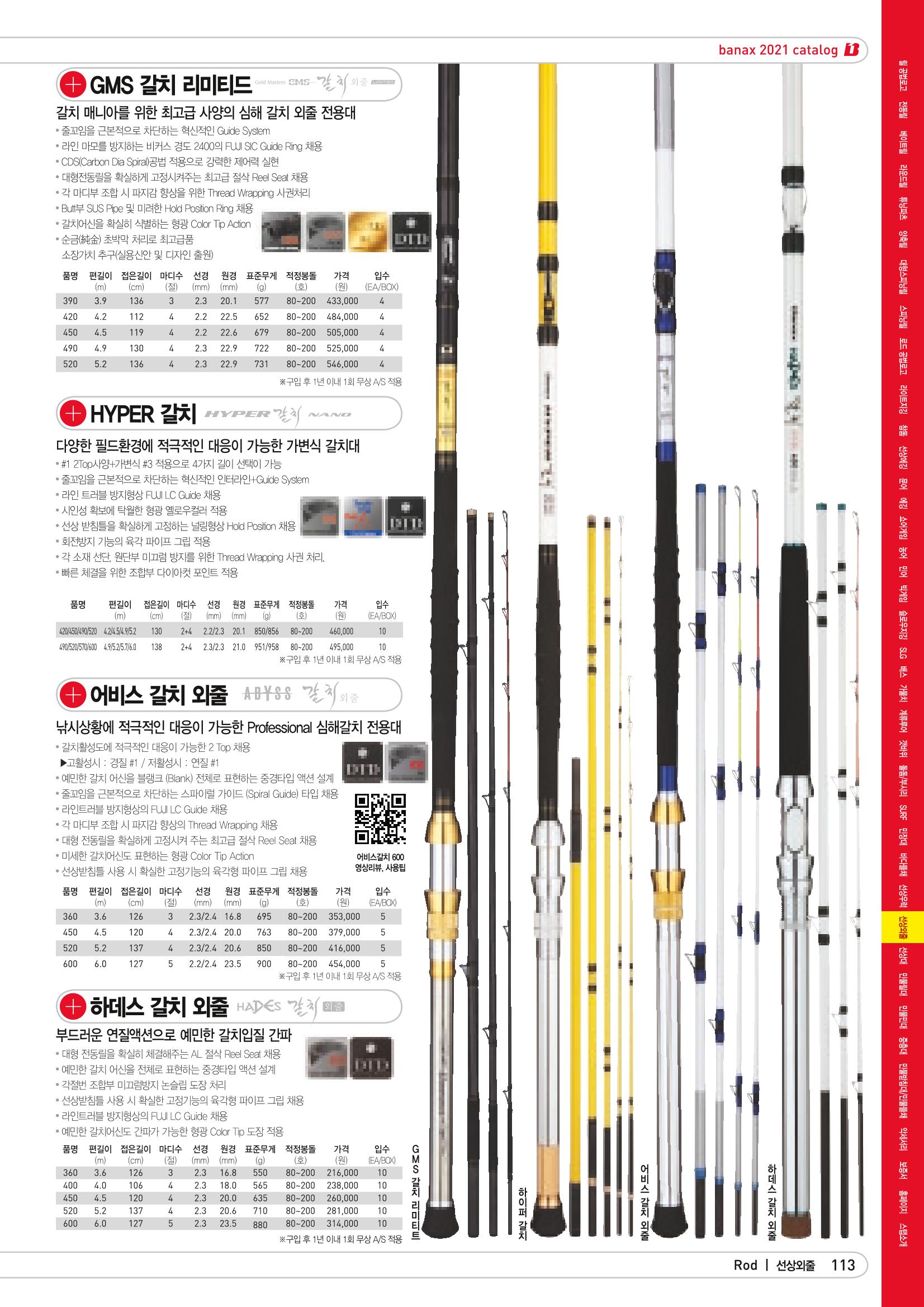 2021 BANAX CATALOG 113페이지