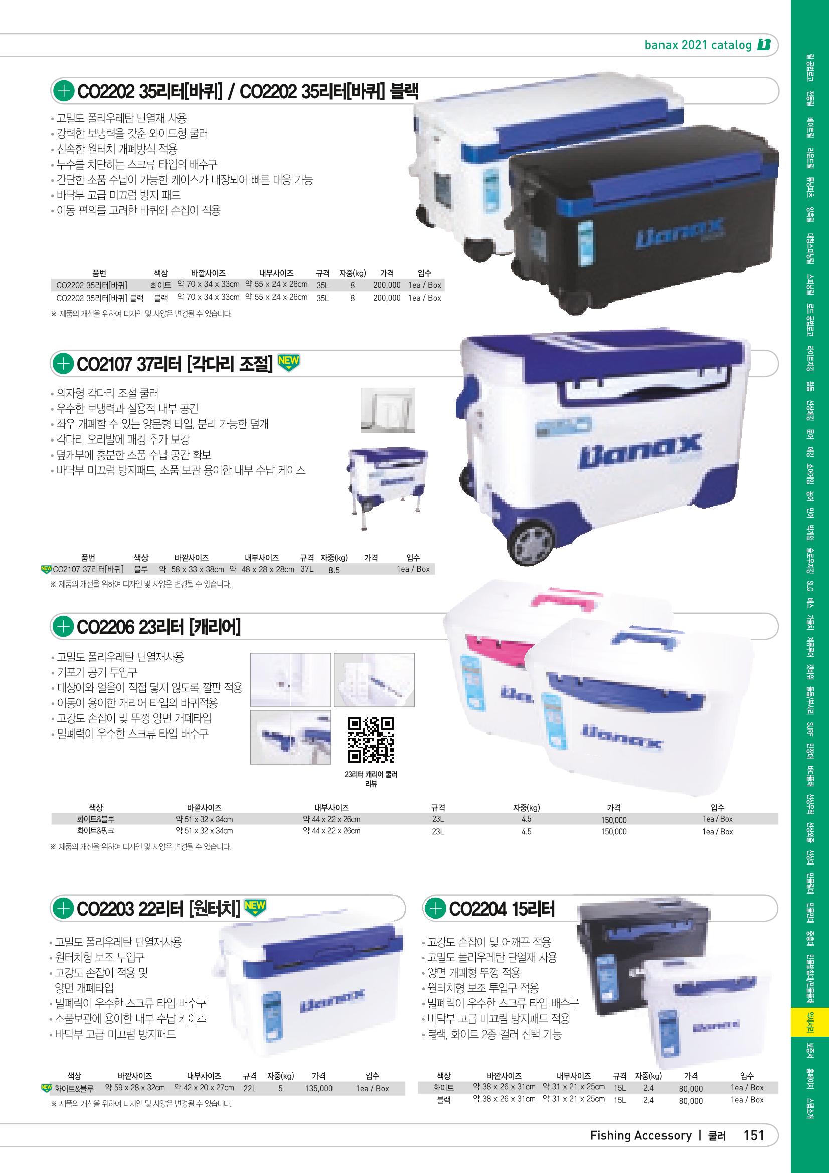 2021 BANAX CATALOG 151페이지