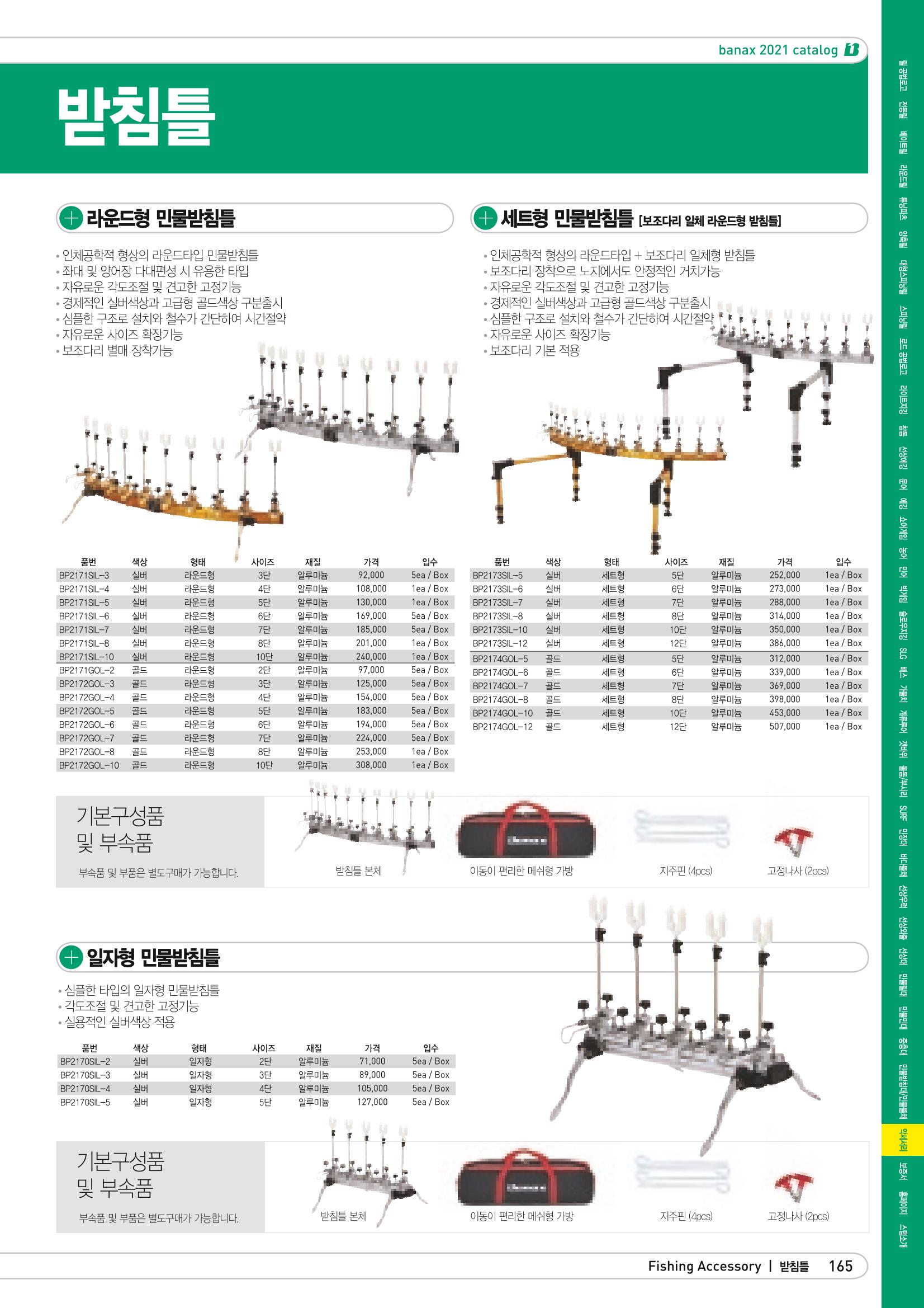 2021 BANAX CATALOG 165페이지
