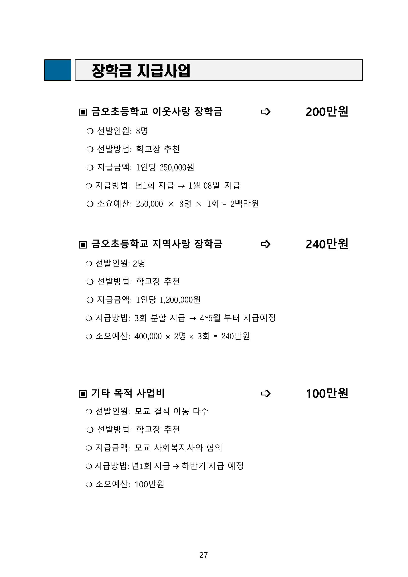 금오천보장학회 2021년 정기총회 자료집 27페이지