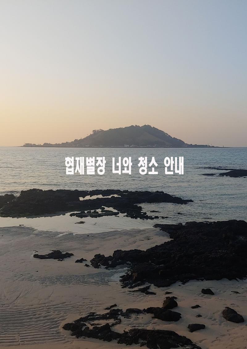 청소안내 1페이지