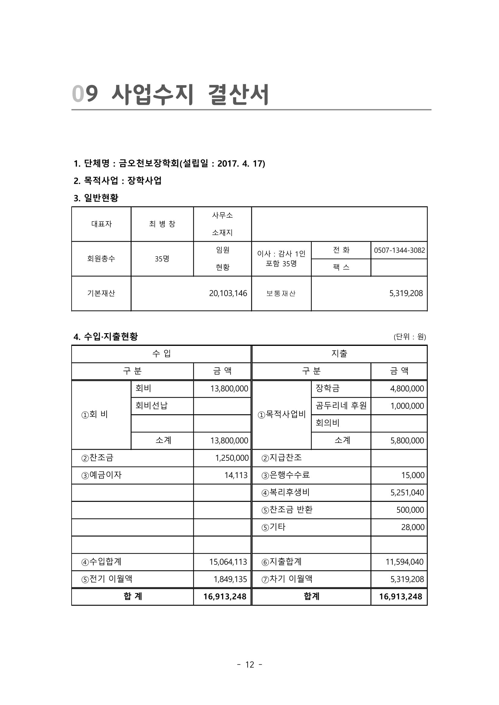 금오천보장학회 홍보자료 12페이지