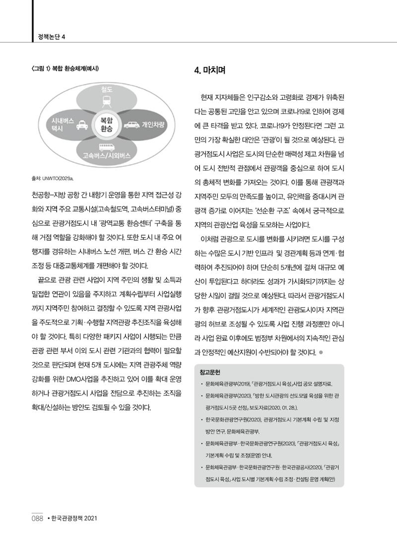 한국관광정책 - 2021 SPRING No.83 89페이지