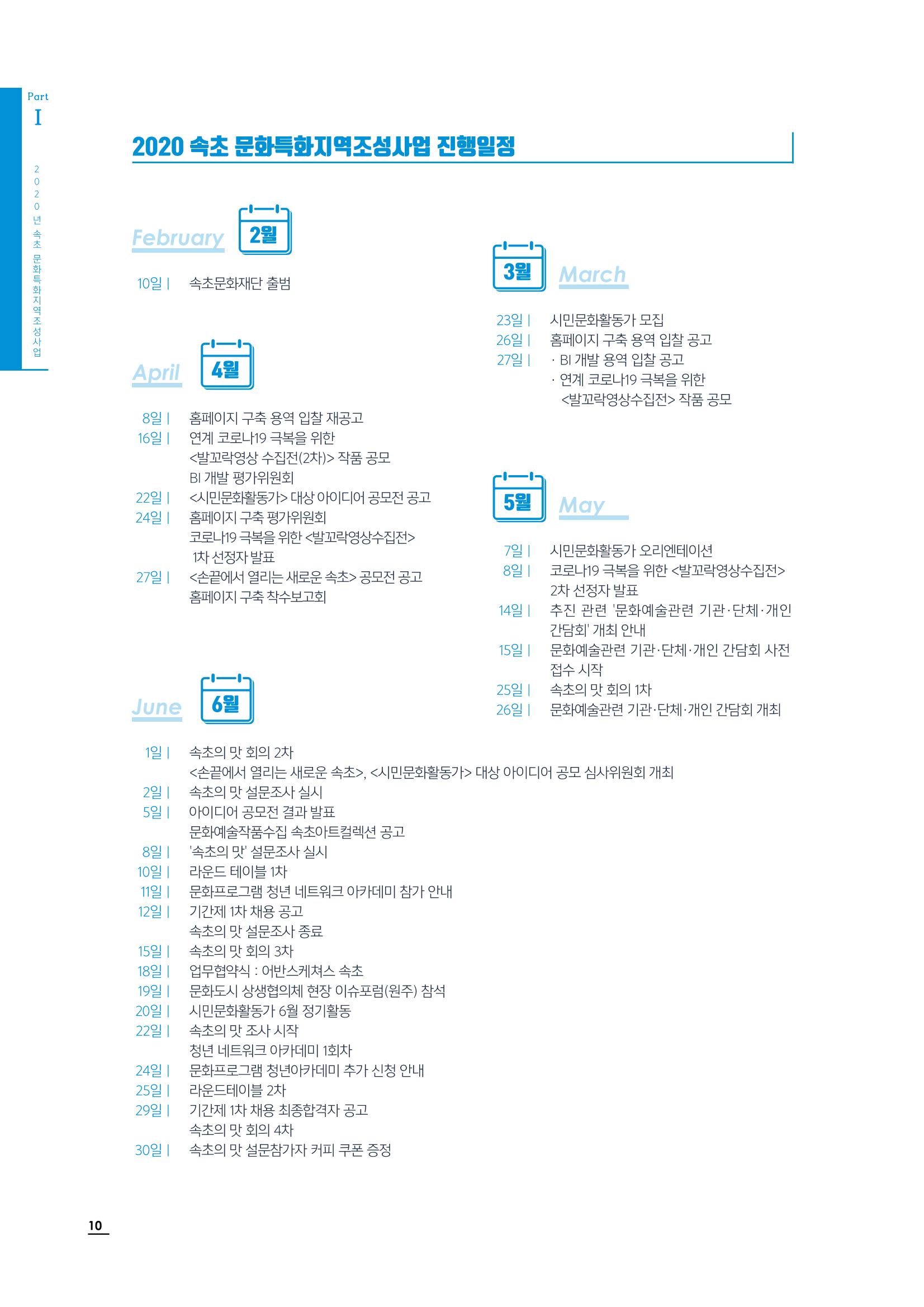 2020 속초 문화특화지역조성사업 연감 10페이지