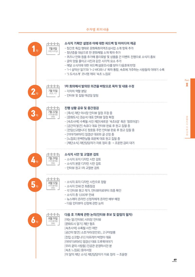 2020 속초 문화특화지역조성사업 연감 49페이지