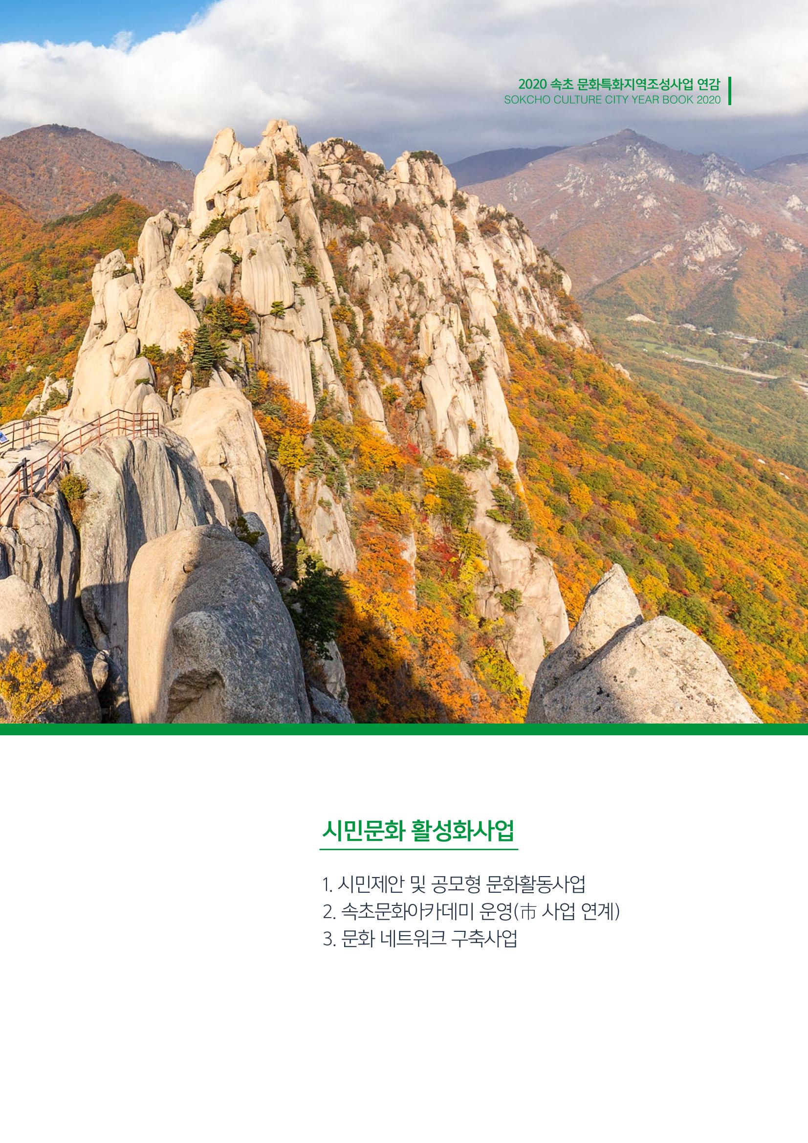 2020 속초 문화특화지역조성사업 연감 61페이지