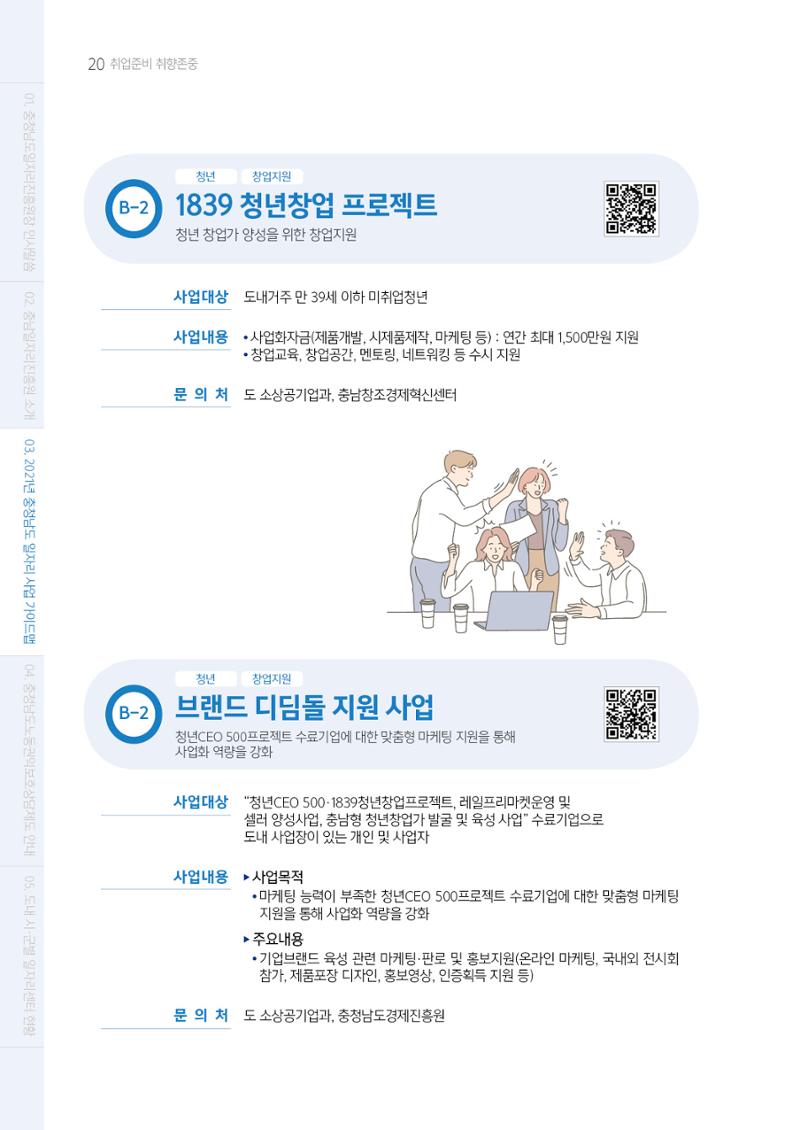 2021년 충남 일자리지원 가이드북 20페이지