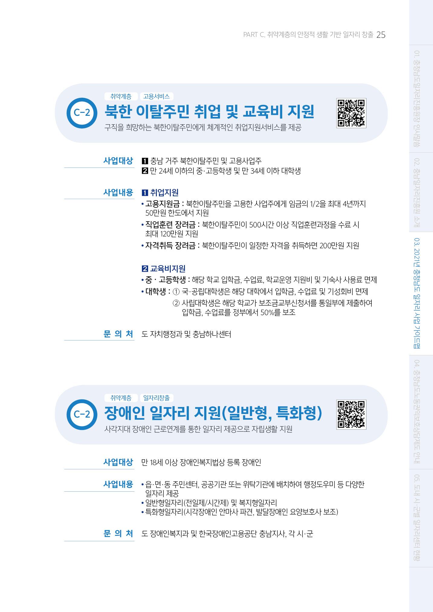 2021년 충남 일자리지원 가이드북 25페이지