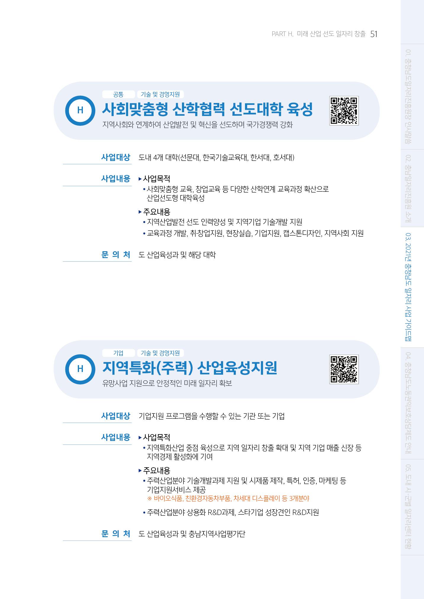2021년 충남 일자리지원 가이드북 51페이지