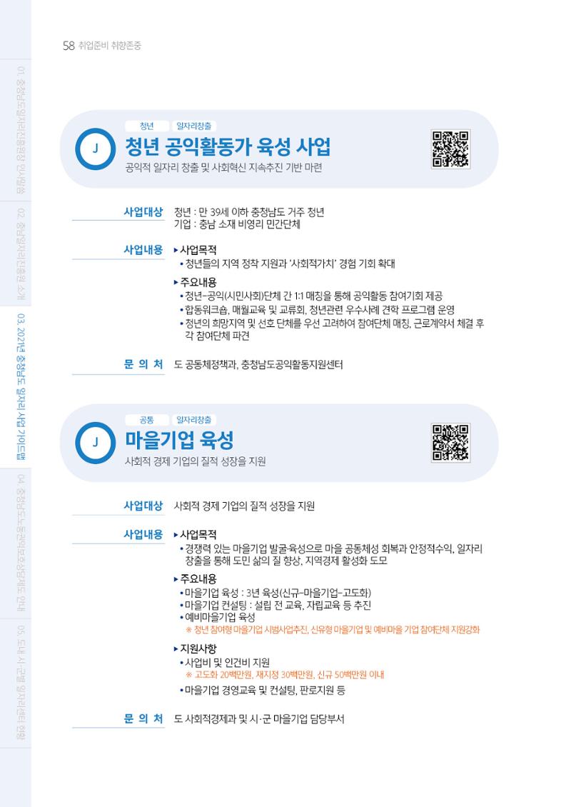 2021년 충남 일자리지원 가이드북 58페이지