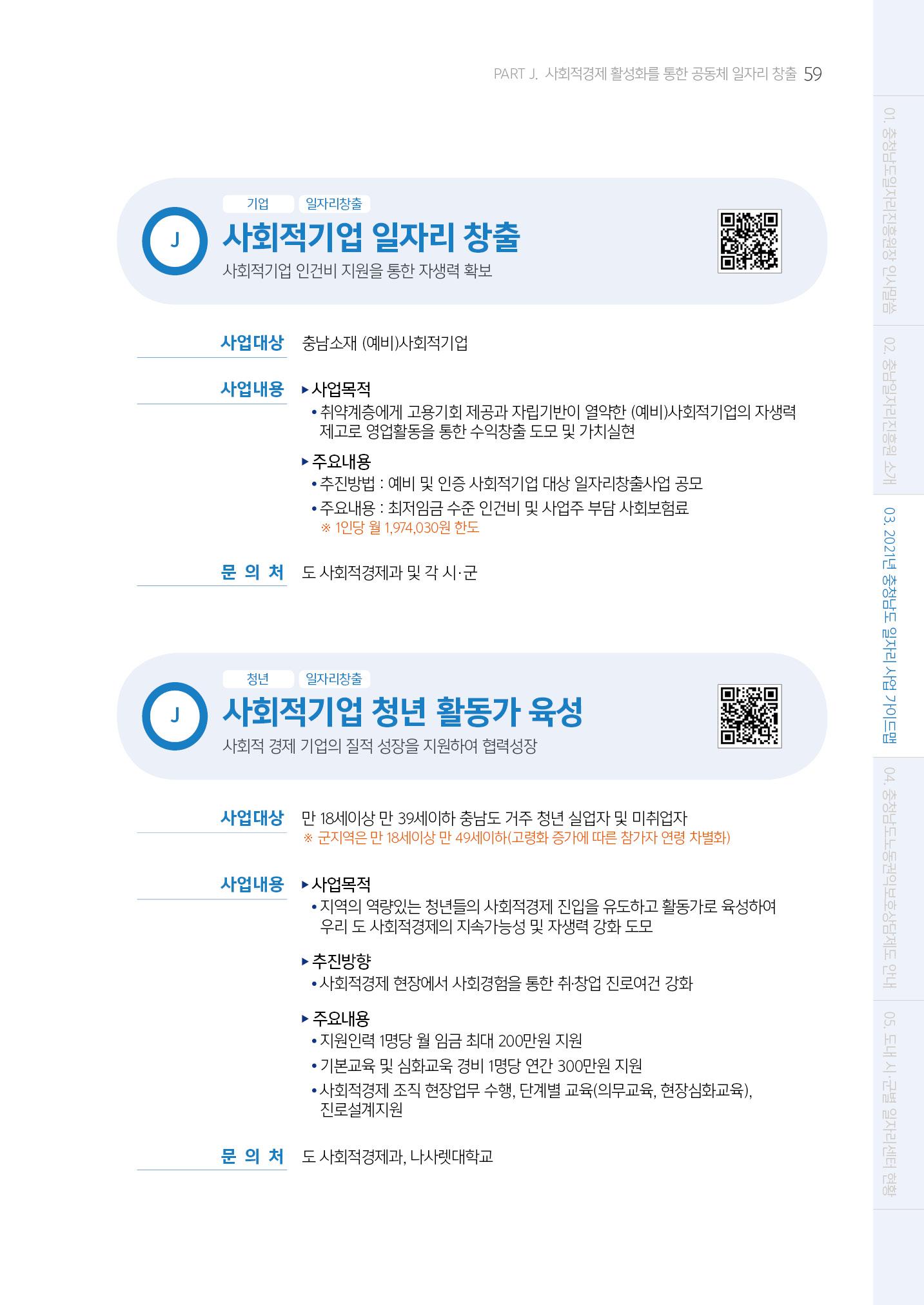 2021년 충남 일자리지원 가이드북 59페이지