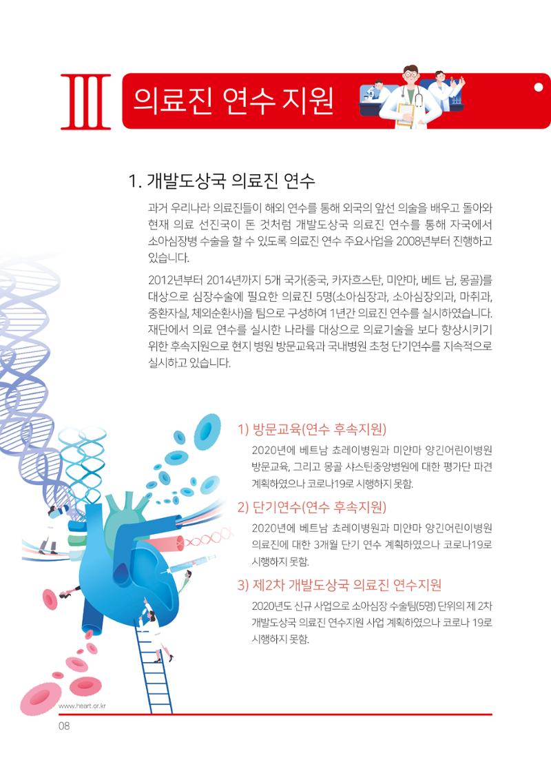 한국심장재단 2019 활동보고서 10페이지