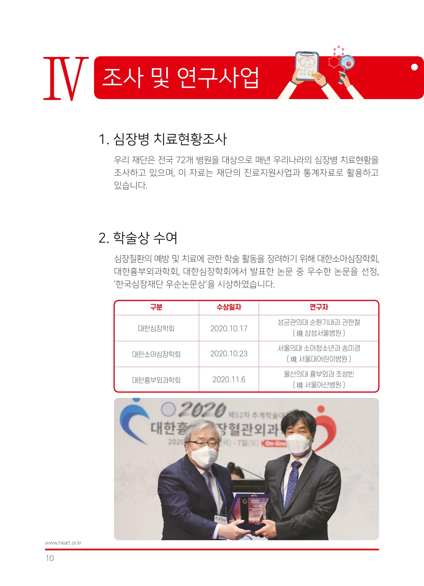한국심장재단 2019 활동보고서 12페이지