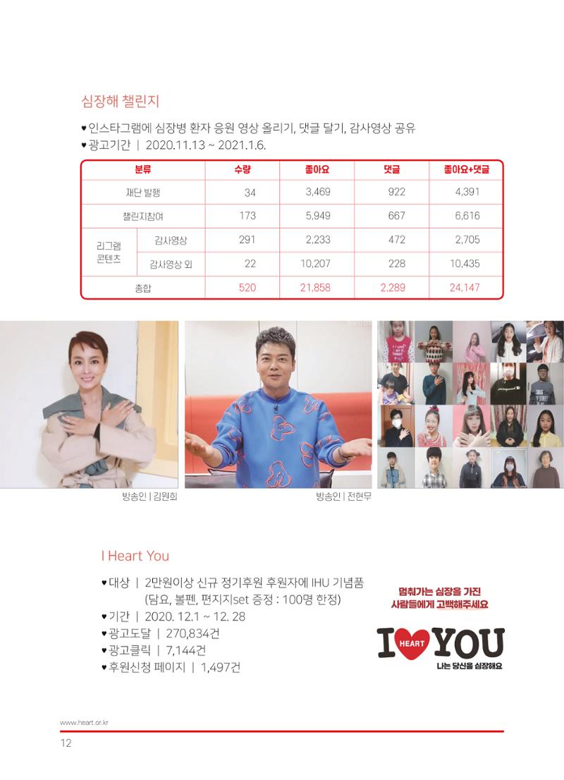 한국심장재단 2019 활동보고서 14페이지