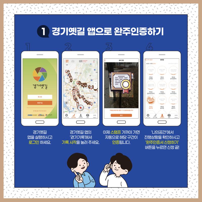 경기옛길 완주 인증 방법 4페이지