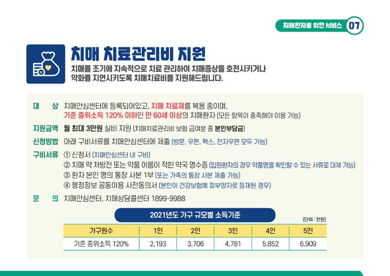 2021 치매어르신 지원 서비스 안내서 7페이지