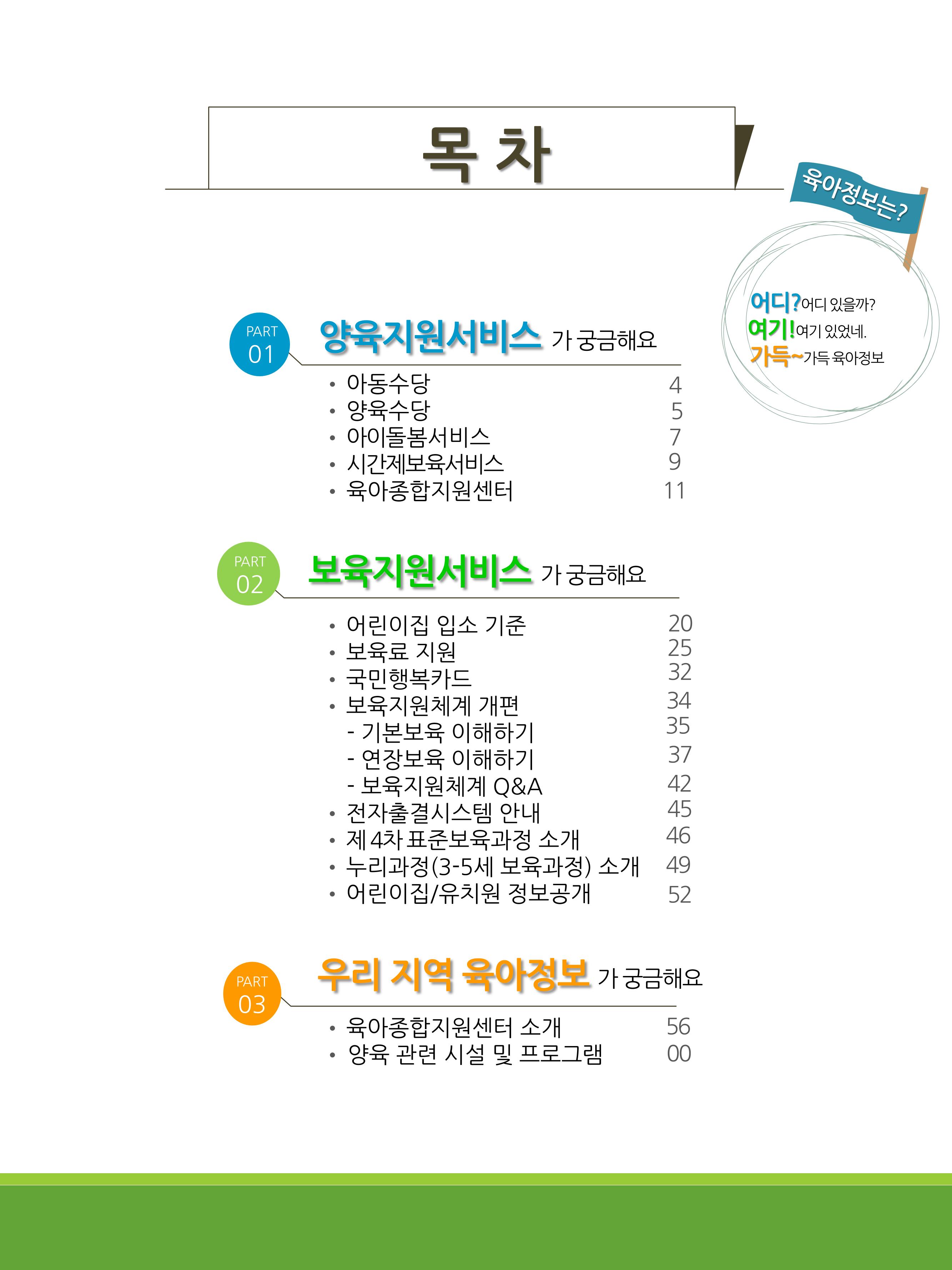 2021년 포괄적양육정보안내  2페이지