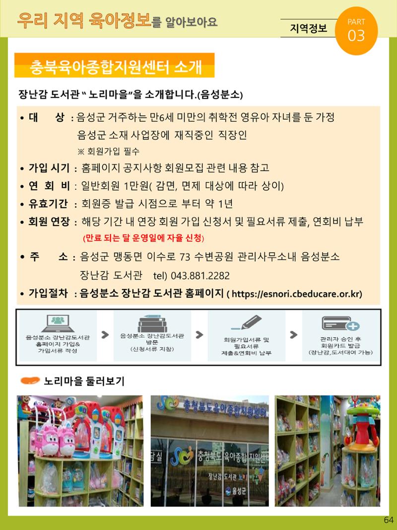 2021년 포괄적양육정보안내  64페이지
