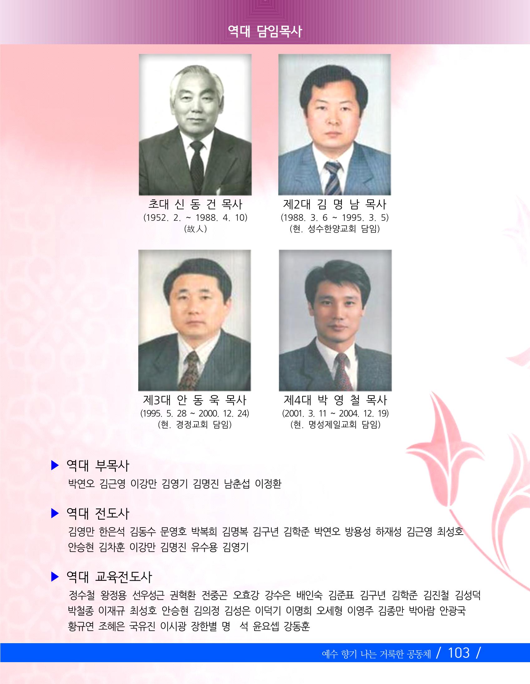 교회창립 80주년기념 106페이지