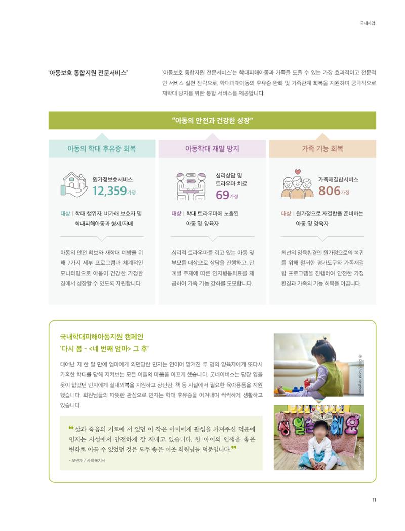 2020 굿네이버스 연차보고서 11페이지