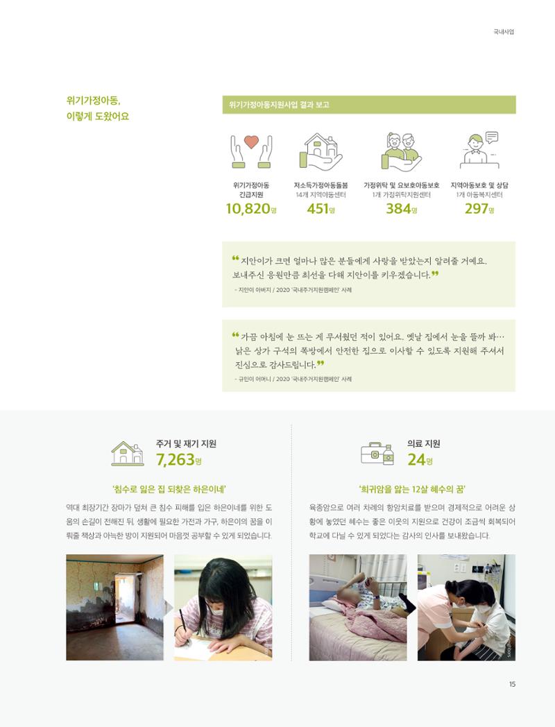 2020 굿네이버스 연차보고서 15페이지