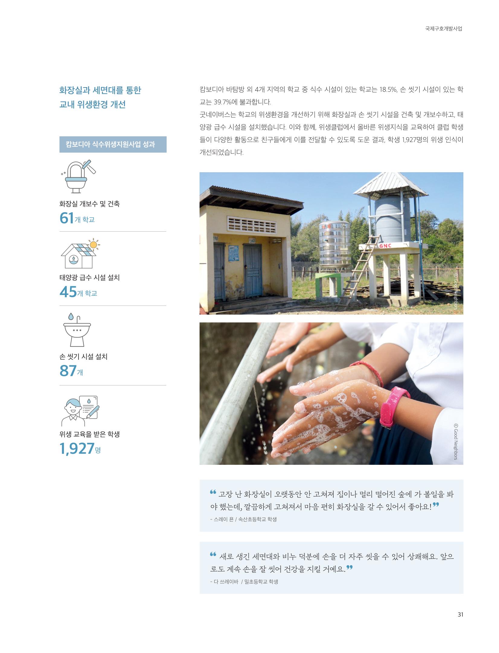 2020 굿네이버스 연차보고서 31페이지