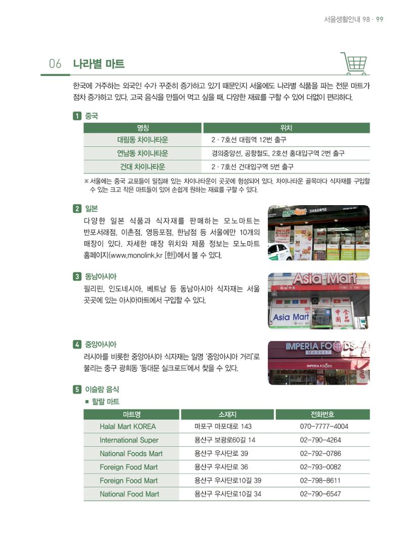 2021 외국인에게 꼭 필요한 서울생활안내 98페이지