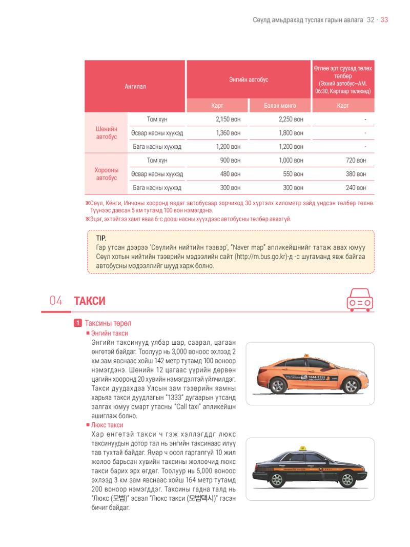 2021 Сөүлд амьдрахад туслах гарын авлага _ 몽골어 32페이지