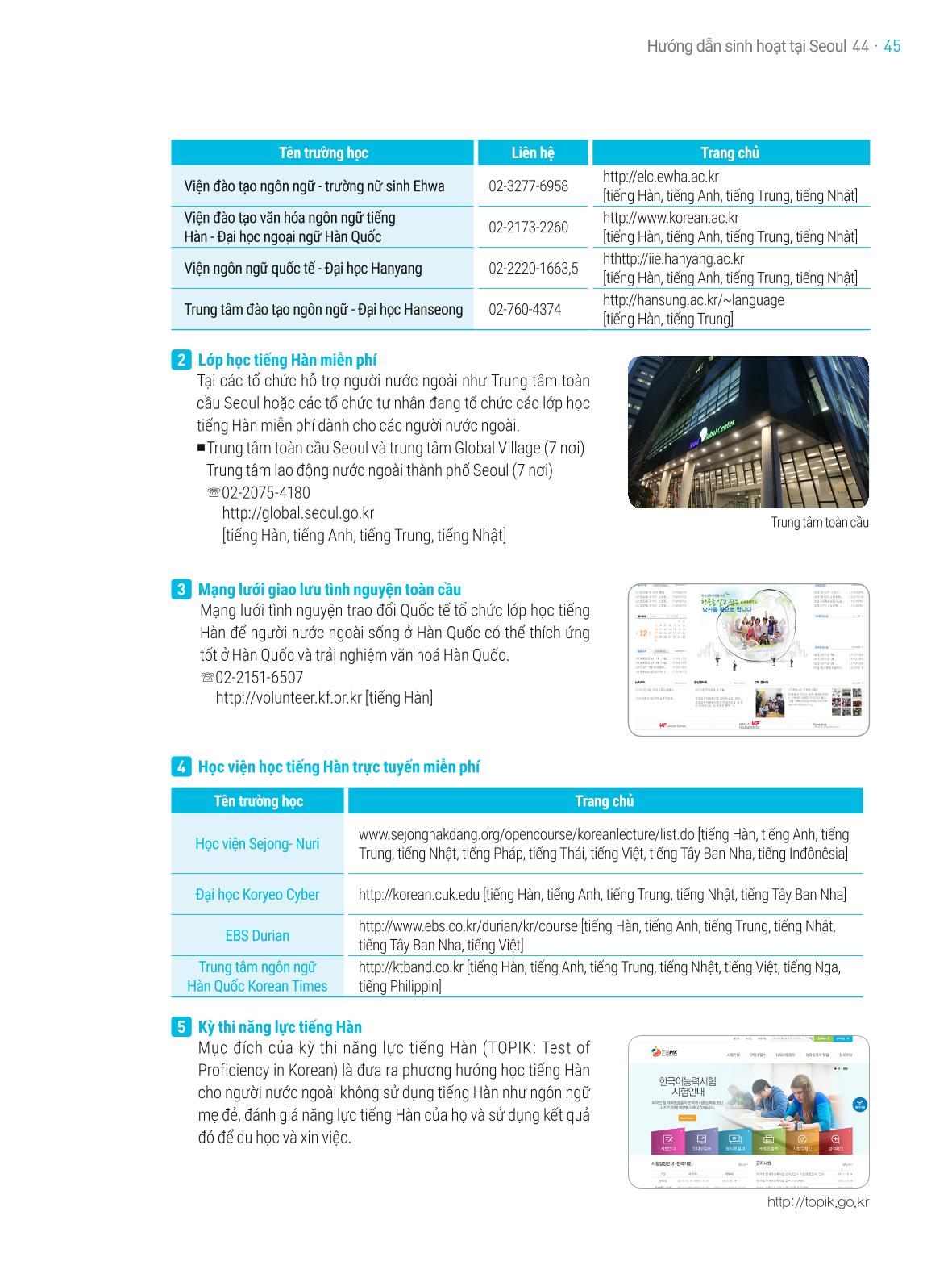2021 Hướng dẫn sinh hoạt tại Seoul_베트남어 44페이지