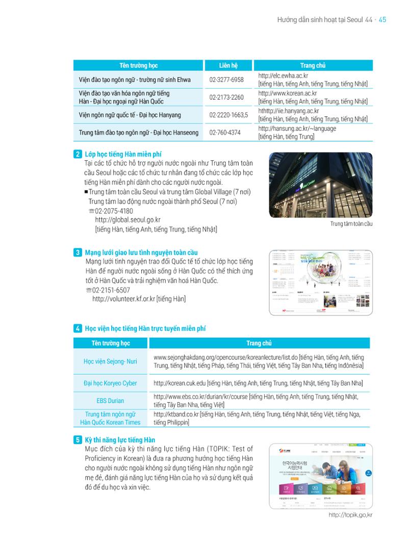 2021 Hướng dẫn sinh hoạt tại Seoul_베트남어 44페이지
