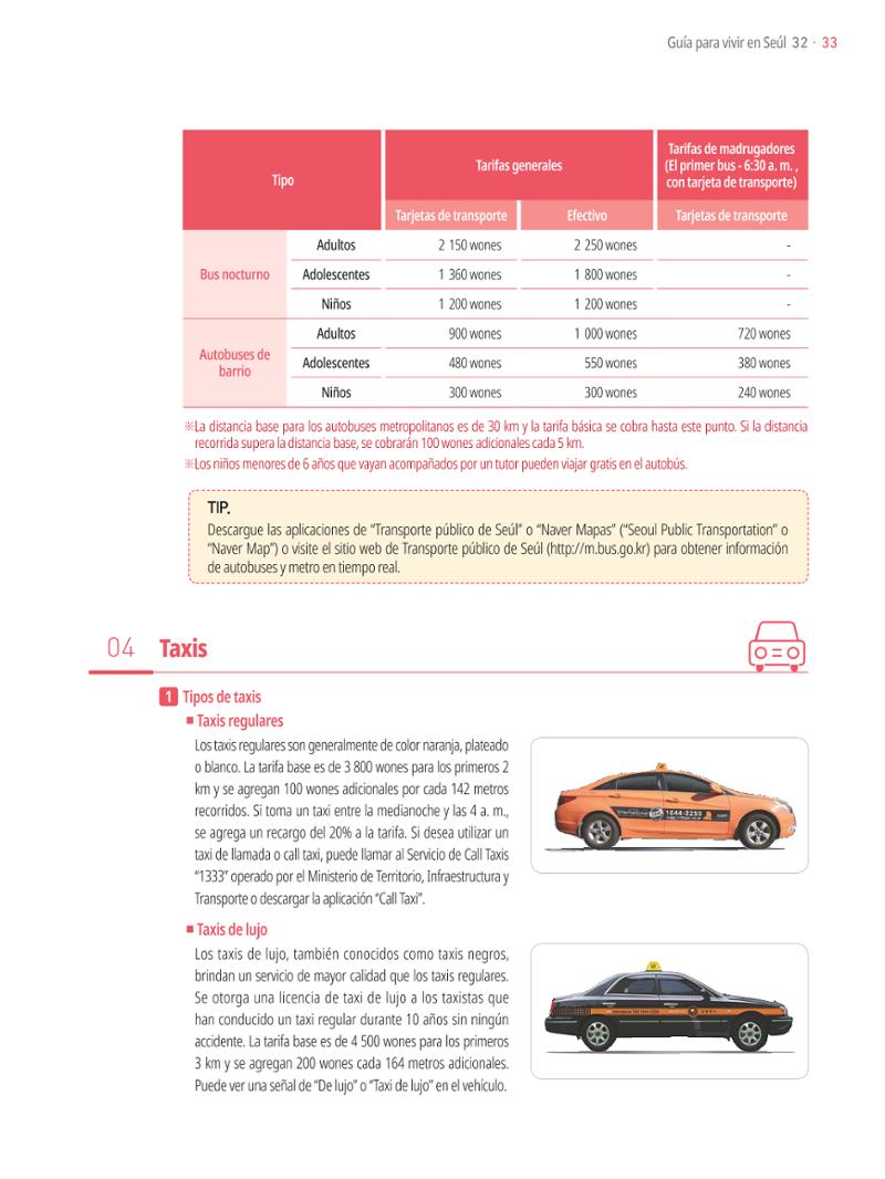 2021 Guía Indispensable para Vivir en Seúl _ 스페인어 32페이지